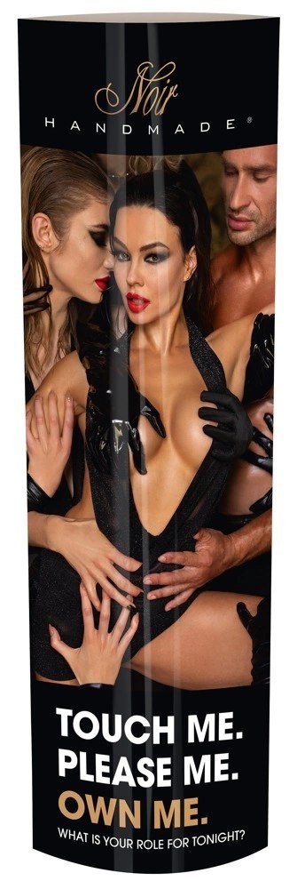 Noir Handmade Ellipse pas męski czarny 59x180 cm