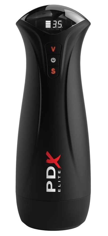 PDX Elite Fap-Gasm Frosted - automatyczna maszyna intymna, 24,5 cm