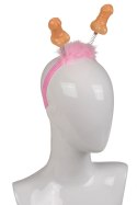 You2Toys Opaska Karnawałowa Rożowa z Figlarnymi Elementami 25 cm
