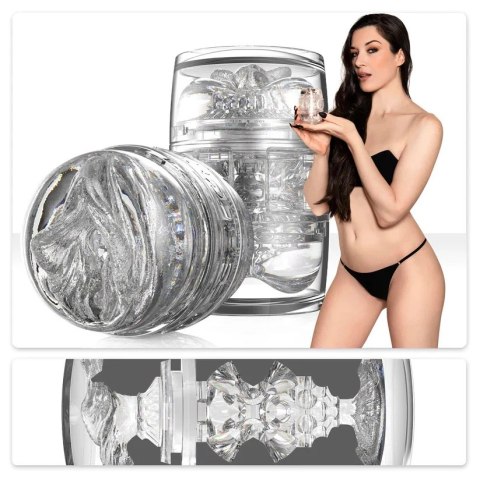 Fleshlight Quickshot Stoya - Kompaktowa maszyna intymna, transparentna