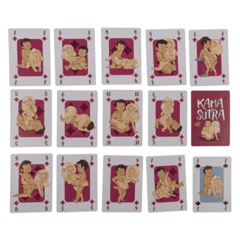 Kamasutra Comic - Karty do gry, 54 sztuki, komiksowe ilustracje