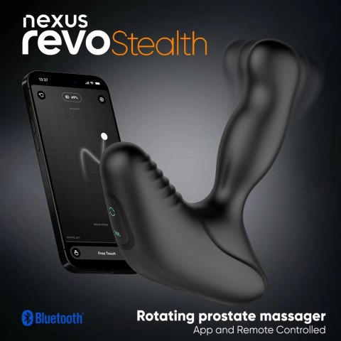 Nexus Revo Stealth Intymny masażer rotacyjny silikonowy, sterowanie pilotem