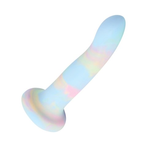 Nobu Rainbow DG25 model z przyssawką, duży, silikonowy, wielokolorowy