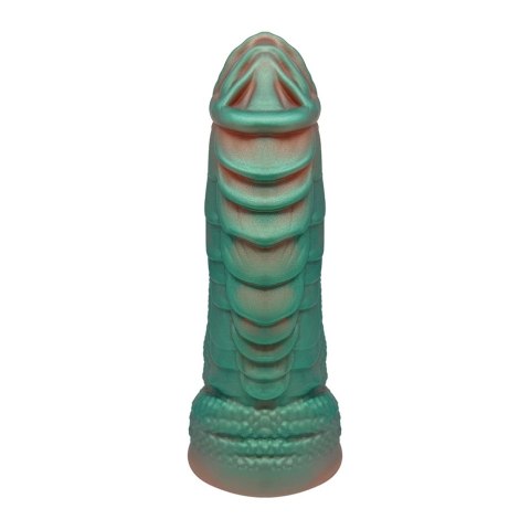 Nobu Tahr model silikonowy z łuskami i wypustkami, przyssawka