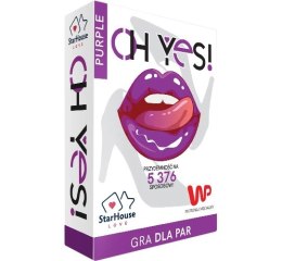 OH YES! Purple - Gra karciana dla par 55 kart, kompaktowa, fioletowa