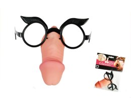 Smile Okulary Imprezowe z Długim Noskiem 13x13 cm Czarne