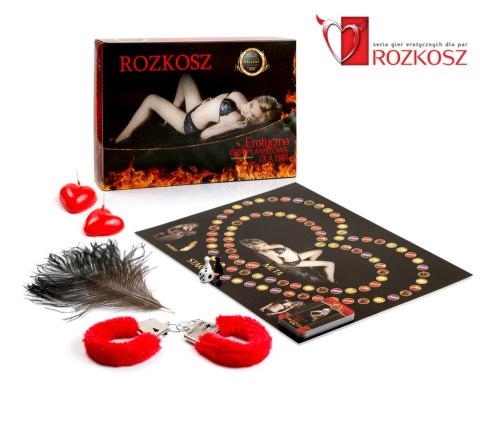 Grajmy Razem Rozkosz Gra Planszowa dla Par z Akcesoriami 31x21cm