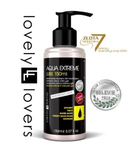 Lovely Lovers AQUA EXTREME Lube 150ml - Wodny Żel Intymny, Gęsty, Wydajny