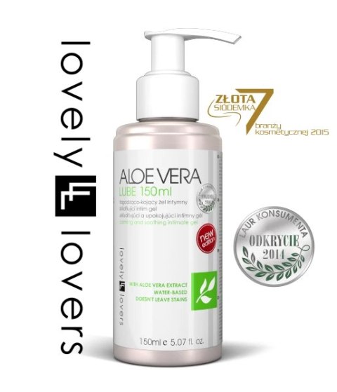 Lovely Lovers Aloe Vera Lube żel nawilżający z aloesem 150ml