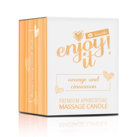 Magnetifico Enjoy It! Świeca Masująca z Feromonami Pomarańcza-Cynamon 70ml