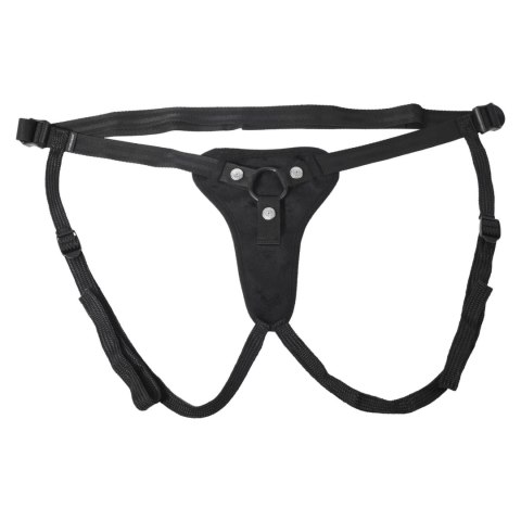 Sportsheets Hidden Pocket - Uprząż z kieszenią i pilotem, czarna, uniwersalna