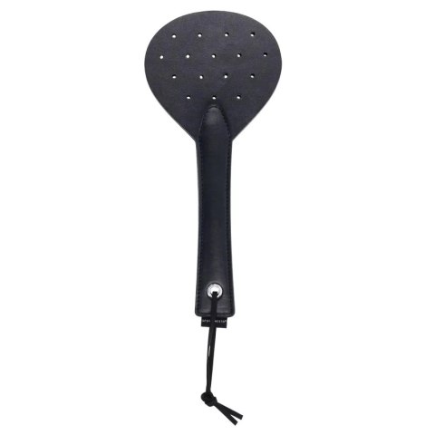 Sportsheets Swift Spanker Czarna packa z perforacją ze skory PU 29 cm