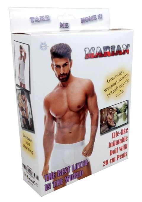 You2Toys Marian Lalka Dmuchana 165 cm Model Sportowy 20 cm Element