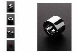 You2Toys Nipple Stickers X srebrne naklejki ozdobne 5,9x5,9 cm