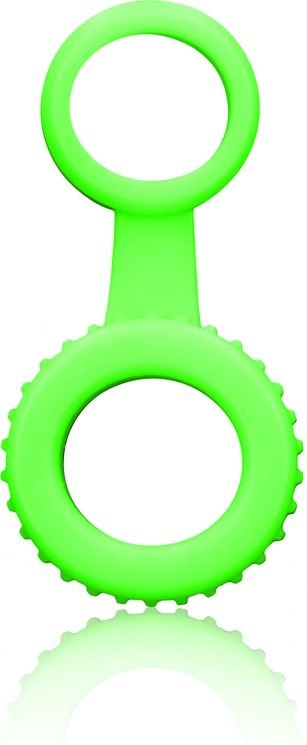 Ouch! Glow in the Dark - pasek kulkowy świecący, regulowany, zielony