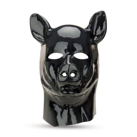 Prowler Red Pig Hood - Kaptur lateksowy z maską i otworami na oczy