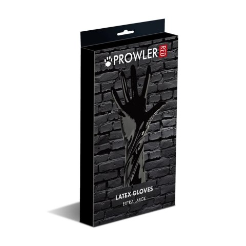 Prowler Red rękawiczki lateksowe L, bezszwowe, kolor czerwony
