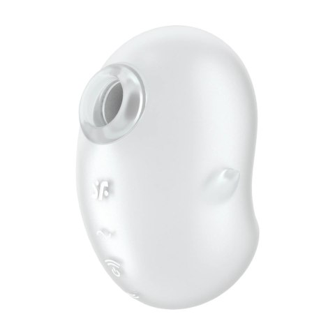 Satisfyer Cutie Ghost Air Pulse - wodoodporny model ciśnieniowy, biały