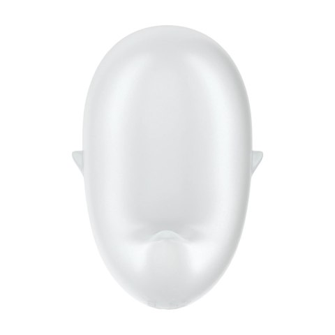 Satisfyer Cutie Ghost Air Pulse - wodoodporny model ciśnieniowy, biały