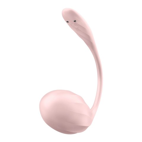 Satisfyer Ribbed Petal Connect - model do noszenia z pilotem i aplikacją