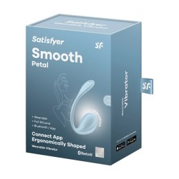 Satisfyer Smooth Petal Connect App - Wibrujący model do noszenia, fioletowy