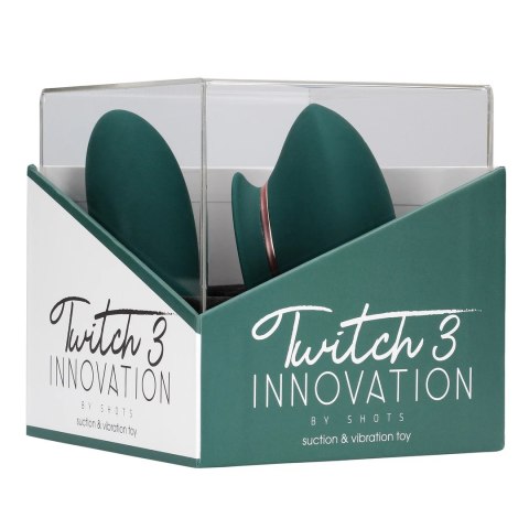 Shots Innovation Twitch 3 Green - urządzenie ładowalne z funkcją ssania