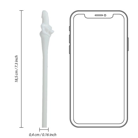 Shots S-line Słomki czarno-białe zestaw dla par 10 sztuk