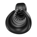 Snail Vibe EVO czarny - silikonowa maszyna intymna z podwojnym napędem