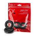 Perfect Fit Brand XPlay Gear - Zestaw silikonowych pierścieni żebrowanych 4 szt.