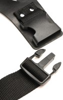 XR Brands Thunder Strap Wand - uprząż na udo z regulacją, czarna