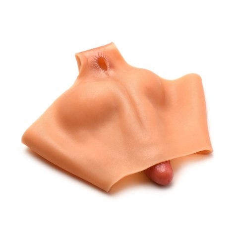 XR Brands szorty silikonowe z anatomicznym elementem - rozmiar mały