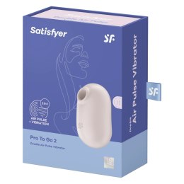 Satisfyer Pro To Go 2 - kompaktowy model z podwojną pulsacją powietrza