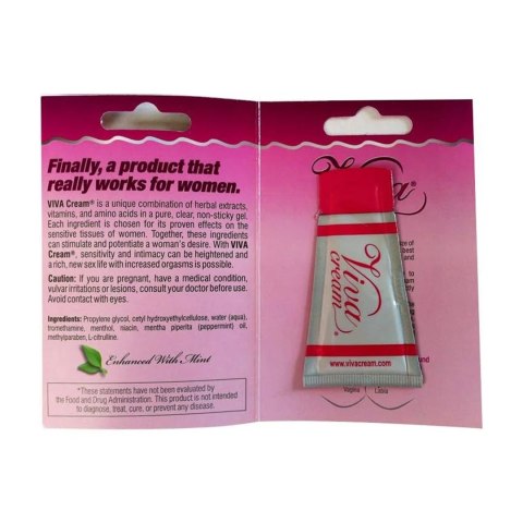 Swiss Navy Viva Cream żel stymulujący dla kobiet 5 ml miętowy