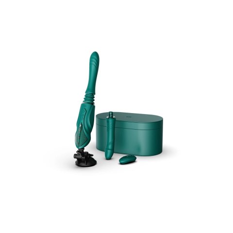 ZALO Sesh maszyna intymna PowerThrust zielona, teleskopowa technologia