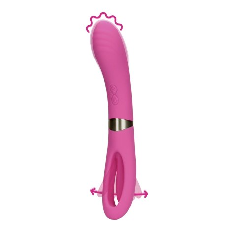 Loveline Exuberant Pink - dwustronny model do stymulacji punktu G