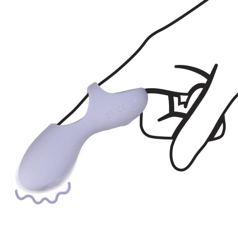 Loveline Finger Vibe Lavender - silikonowy model na palec, kompaktowy
