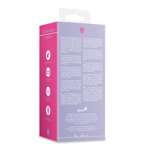 Loveline Finger Vibe Lavender - silikonowy model na palec, kompaktowy