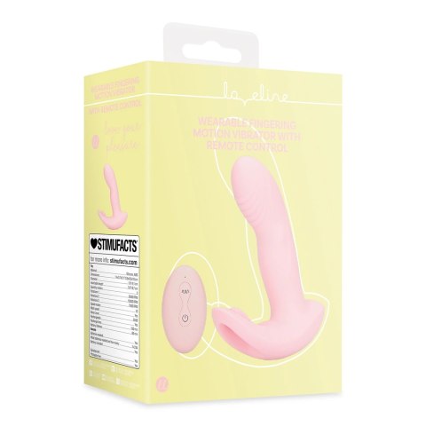 Loveline Fingering Motion Cherry Chiffon - masażer zdalny do punktu G i łechtaczki
