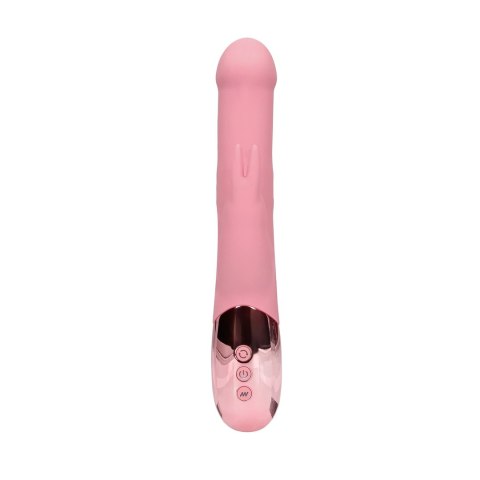 Loveline Pink Arabesque - Wibrator z obrotowymi koralikami, rożowy