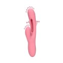Loveline Pink Arabesque - wibrujący masażer punktu G z funkcją kroliczka