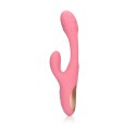 Loveline Pink Arabesque - wibrujący masażer punktu G z funkcją kroliczka