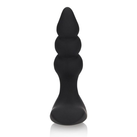 Loveline Plug z Wibracją i Pilotem, Licorice Black, anatomiczny kształt