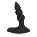 Loveline Plug z Wibracją i Pilotem, Licorice Black, anatomiczny kształt