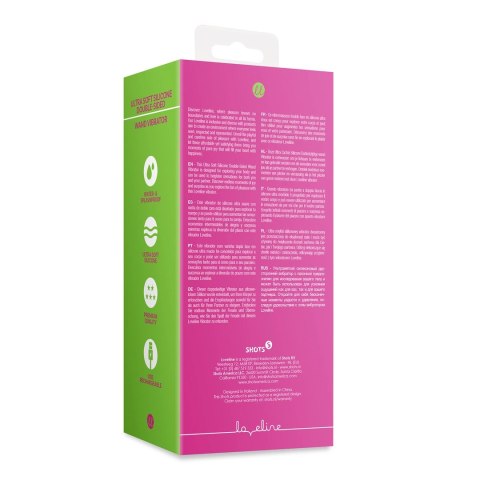 Loveline Prestone Pink - dwustronny model silikonowy ultra gładki