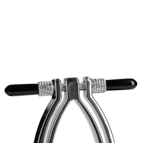 Ouch! by Shots Regulowany zacisk metalowy z PVC - precyzyjna kontrola