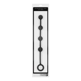 Ouch! by Shots silikonowe kulki analne Small - 4 segmenty, pierścień