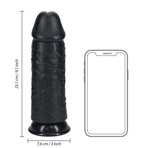 RealRock Model 23 cm - Anatomiczny kształt, elastyczny materiał, przyssawka