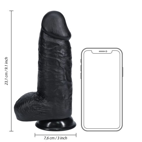 RealRock Model 23 cm - anatomiczny system intymny z przyssawką