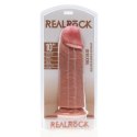 RealRock Model 24,5 cm - anatomiczny kształt, przyssawka, jasny kolor