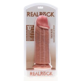 RealRock Model 24,5 cm - anatomiczny kształt, przyssawka, jasny kolor